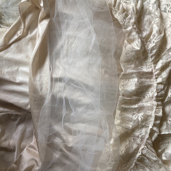 Posh & Peanut Girls Cream Baby Doll Dress - Picture 4 of 11